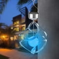 thumbnail image 5 of Luces LED, luz de carillón de viento con energía solar para exteriores, impermeable, luz LED que cambia de color para patio, decoración de villas, paisajes, luz colgante, luz que gira., 5 of 5