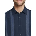 thumbnail image 4 of Cafe Luna Men's Short Sleeve Panel Woven Shirt, 4 of 6