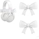 thumbnail image 1 of CaiYueKe 2 Pcs Silicone Headphone Bow Clip Decor Accessory Cute Earphone Attachment Coquettish Headphone Accessories Decoration Adornment for Headphones, 1 of 1