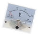 thumbnail image 1 of 14 tipos de voltímetro de panel analógico 85C DC, piezas de repuesto para amperímetro rectangular 0-300 V, 1 of 6