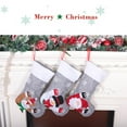 thumbnail image 4 of Christmas Stockings with LED Light,Fireplace Hanging Christmas Ornament for Family Decorations Holiday Xmas Gift, 4 of 5