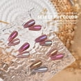thumbnail image 4 of 011 6-Color Solid Aurora Mirror Nail Powder Set with 2 Sponge Sticks, Multi-Color Shimmer Pigment for DIY Manicure, Optional Types Available, Compact Size 67*48*30mm, Lightweight 120g Package, 4 of 6