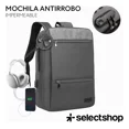 thumbnail image 3 of Mochila Antirrobo Impermeable Escolar Con Contraseña Y Usb Color Gris Diseño De La Tela Ea2c, 3 of 8