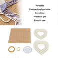 thumbnail image 3 of Tablero de macramé con rejillas, tablero de proyecto de macramé, tablero de trenzado DIY reutilizable con pasadores para pulseras, fabricación de joyas, 3 of 5