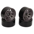 thumbnail image 1 of Zinc Alloy RC Wheel Rim Set, High Abrasion Resistant,  Reduction, for Axial SCX10, SCX10 II, SCX10 III, Redcat GEN8, 1 of 7