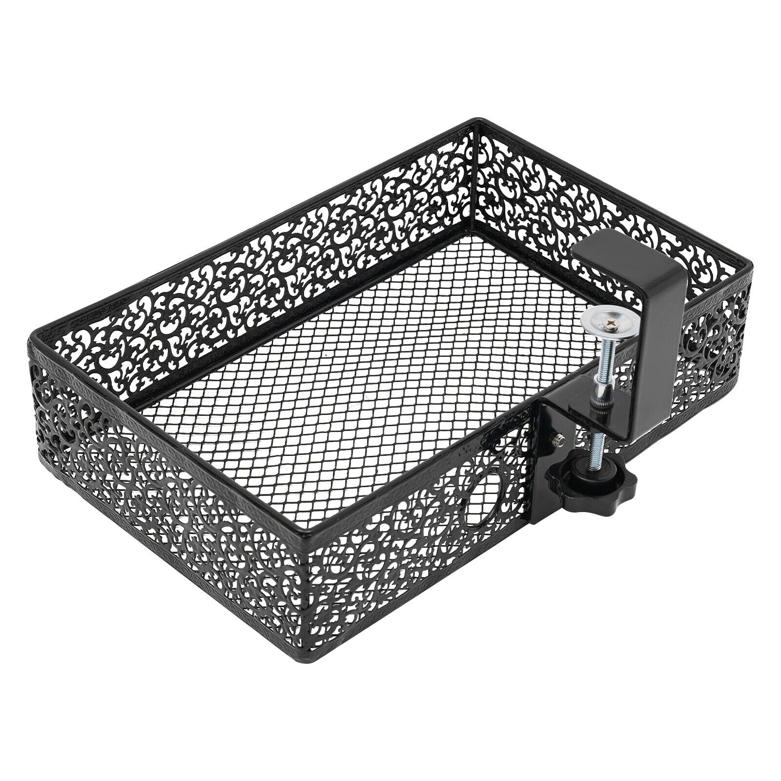 Under Desk Storage Organizer 0.3-2in Under Desk Storage Basket 360° Rotatable