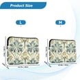 thumbnail image 4 of FORMRS 13"-13.3" Laptop Sleeve Protective Case Soft Carrying Quilted Computer Bag Cover, Beige Floral Pattern, 4 of 7