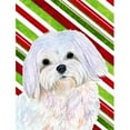 thumbnail image 1 of 28 x 40 In. Maltese Candy Cane Holiday Christmas Flag Canvas, House Size, 1 of 1