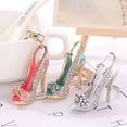 thumbnail image 4 of High Heel Shoe Keychain Rhinestone Chain;Rhinestone Key Chain;Girl Crystal Purse Car Key Chain Gift Girl Bag Decorative Alloy Keyring, 4 of 5