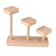 thumbnail image 4 of Estante de exhibición de madera para objetos coleccionables, soporte para cupcakes, almacenamiento de escritorio C, 4 of 9
