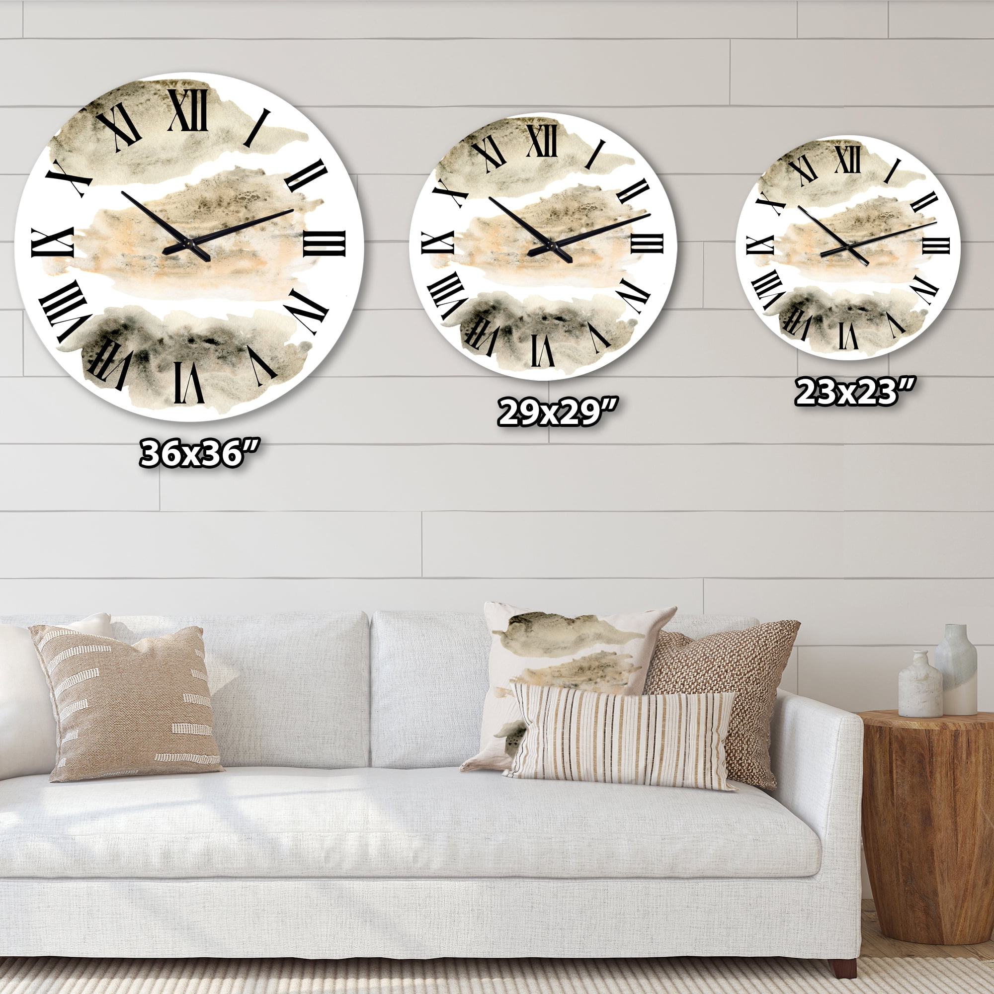 Designart 1 in Quartz Modern/Contemporary Wall Clock