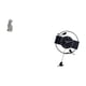 thumbnail image 5 of Figura de escritorio,Estatua de gato,linda estantería,escritorio,decoración del hogar,Reloj de pared,Reloj de pared con diseño de pájaro,reloj colgante de acrílico negro,Reloj de pared, 5 of 8