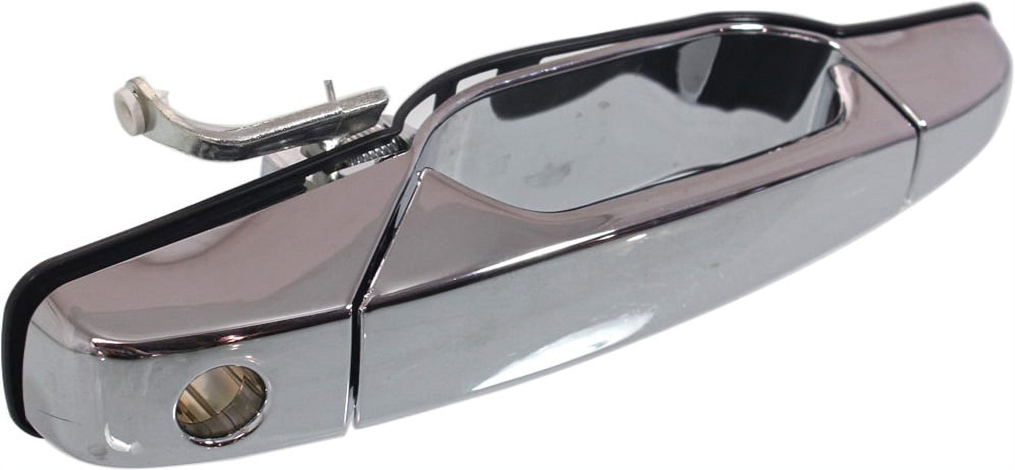 Replacement REPC462393 Exterior Door Handle Compatible with 2007-2014 Chevrolet Tahoe 2007-2013 GMC Sierra 1500 Front, Right Passenger Chrome