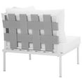 thumbnail image 5 of Modway Harmony Outdoor Patio Aluminum Corner Sofa, Multiple Colors, 5 of 6