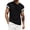 Black, variant on Men's Color Block T-Shirts Short Sleeve Crew Neck Pullover for Summer Casual, Bold and Trendy Tee Shirt for Men