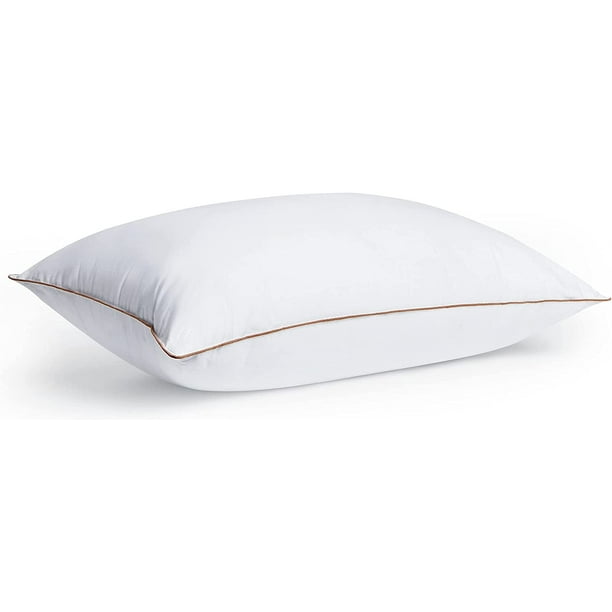 UNIKOME Down Pillows for Bed Natural Goose Feather Down Quilted Pillows