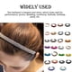 thumbnail image 5 of Sonducket Diademas con cuentas de cristal, tocado bohemio, accesorios flexibles para el cabello, diademas, tocados para mujer, boda Accesorio para el cabello Gris, 5 of 6