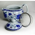 thumbnail image 3 of Porcelain Teapot Tea Set 1 Teapot 6 Tea Cups,Coffee Pot Kettle Ceramic gifts Tabletop Decor (Set 10oz pot 3oz cups), 3 of 5