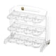 thumbnail image 1 of Organizador de tres capas para huevos frescos, con rejilla para refrigerador de 90 grados Blanco, 1 of 9