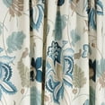 thumbnail image 4 of RLF Home Samanta Window Treatment 100% Cotton High-Quality Decorator Fabric Fully Lined Curtain Panels 100" X 63" Blue, 4 of 4