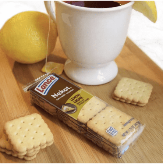 Lance Nekot Cookie Sandwiches Lemon Creme Filling , Lance, Nekot Peanut Butter Crackers, Nekot Cookies, Lance Cookies,  for a total of 40 units
