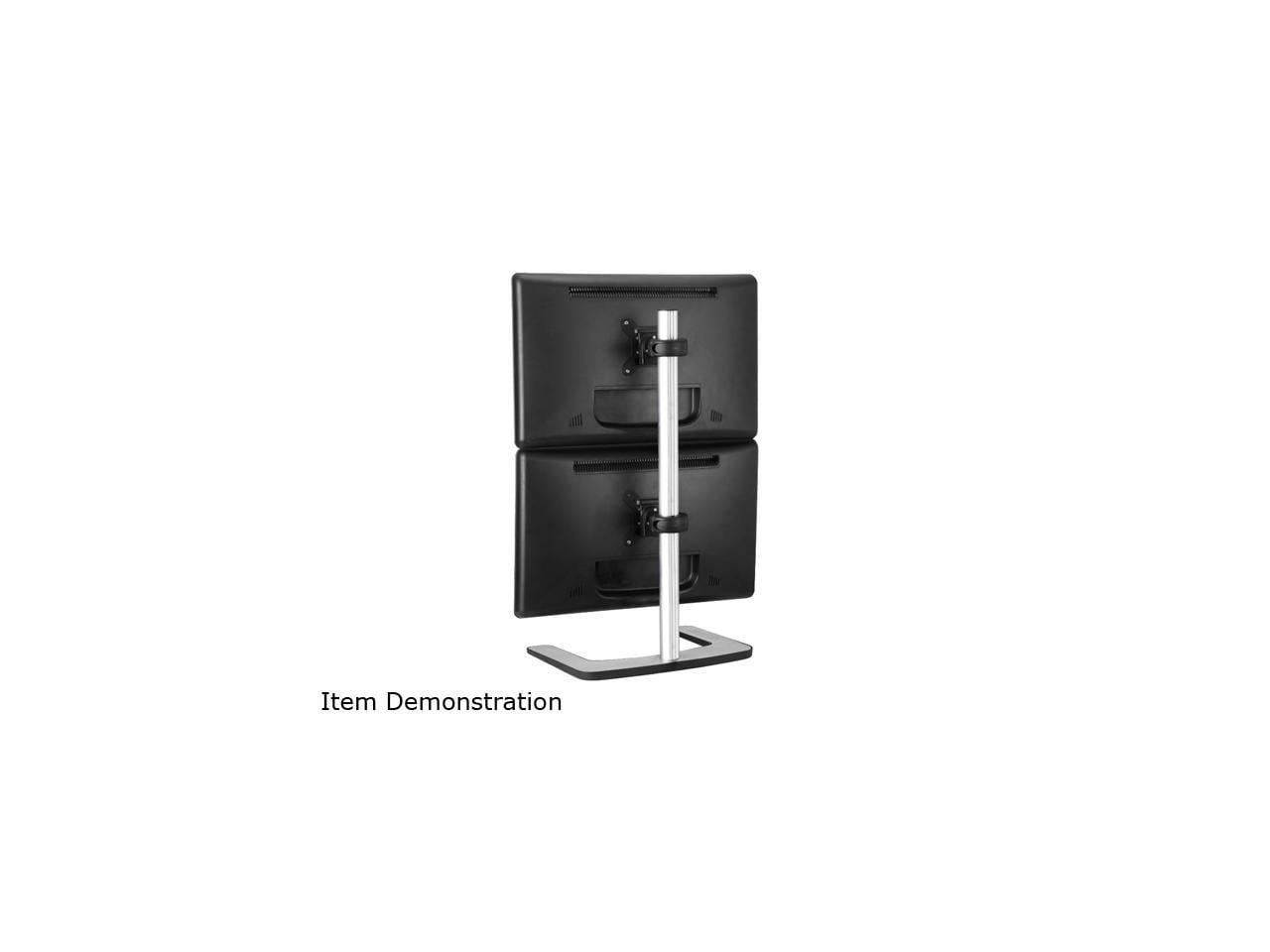 Atdec Visidec VFS-DV Freestanding LED/LCD Vertical Dual Monitor Stand