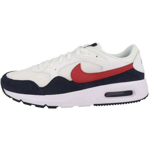 Nike Men's Low-Top Sneakers, White University Red Obsidian, 14