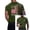 Army Green, variant on 250 Anniversary USA Shirt Crewneck T-Shirt Men's Tshirts Shirts Short Sleeve T Shirt America Freedom Patriotic Flag Tee Blue M