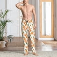 thumbnail image 2 of Fotbe Peaches Pantalones de Pijama para Hombre, Pantalones de Dormir, Pantalones de Casa con Cintura Ajustable y Bolsillos-X-Large, 2 of 6