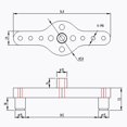 thumbnail image 4 of 2-10mm Sel Centering Doweling Jig Set Jig Woodworking Wood Hole Locator Red, 4 of 9