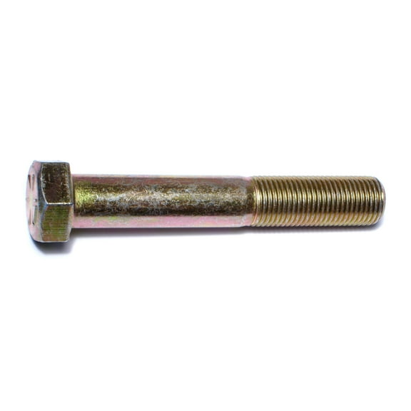 9/16"-18 x 3-1/2" Zinc Grade 8 Hex Cap Screws HCS8-351 (10 pcs)