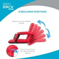 thumbnail image 5 of Recliner Stadium Seat for Bleachers, Benches, Lawns, Backyard, Camping & Beach – Padded Sport Chair, Cushion Backs & Armrest – 6 Reclining Positions – Portable Carry Straps – Red, 5 of 9