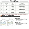 thumbnail image 3 of ATOYSOY Women's Plus Size Lace Splicing Everyday Bra Breathable Push Up Bralette Workout Underwear Comfort Bra Teens Floral Embroidered Thin Lightly Wireless Beige 36, 3 of 4