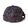 thumbnail image 4 of QASIEATN Sun Hat for Women and Men Retro Yuppie Hat Men and Women Autumn and Winter Cashew Flower Hat Brimless Sailor Cold Hat Hat Pumpkin Hat, 4 of 8