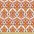 thumbnail image 1 of Vintage Tribal Fabric by the Yard, Folkloric Art Repetitive Motif with Arrows, Decorative Upholstery Fabric for Sofas and Home Accents, 1 Yard, Vermilion Earth Yellow by Ambesonne, 1 of 4