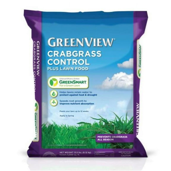 Greenview Crabgrass Control Plus Lawn Food With Greensmart