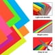 thumbnail image 3 of Uxcell 8 Hojas de Papel Neón 8"x11" 250gsm Cartón Fluorescente Brillante, Colores Variados, 3 of 6