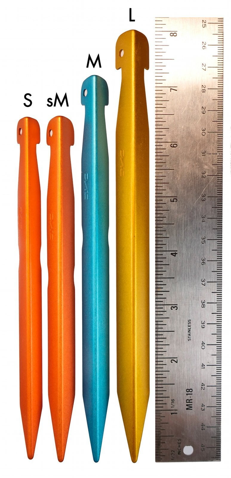 Dac V-Best tent stakes 4 sizes ultralight /& super-strong performance engineered by the premier tent pole maker