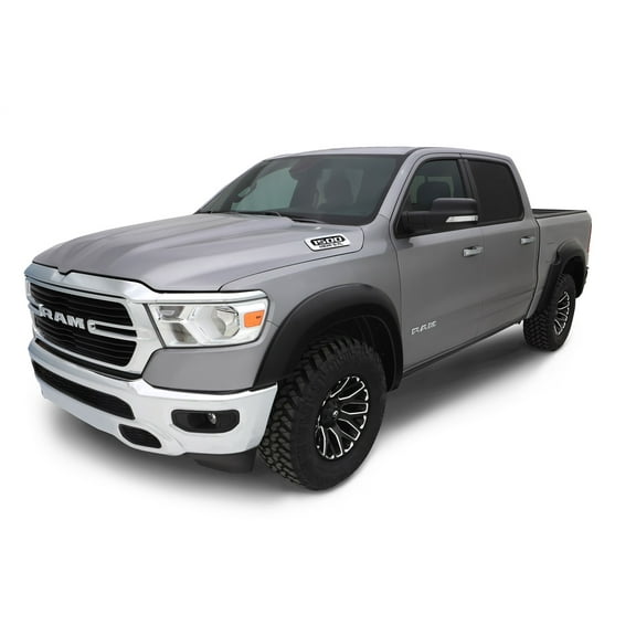 Bushwacker 19-22 Ram 1500 (Excl. Rebel/TRX) 67.4 76.3in Bed Extend-A-Fender Flares 4pc - Smth Blk