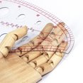 thumbnail image 5 of Juego de reglas de costura de patrón de 4 piezas, regla de curva francesa de costura de plástico de 4 estilos, reglas en forma de curva métrica para diseñadores y sastres, perfecto para dibujar, 5 of 5