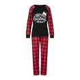 thumbnail image 2 of Christmas Pajamas for Family Matching Family Christmas Pjs Set Holiday Plaid Xmas Gifts Jammies Sleepwear, 2 of 9
