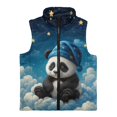 thumbnail image 4 of Garronmavis Cute Panda Girls Sleeveless Vests Size 7-8 Wind Proof Girls Outerwear Vest Sleevless Versatile Fall Winter Warm Outerwear With Pockets Soft Fall Outfits Fashion Clothing, 4 of 7