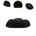 thumbnail image 6 of Segolike Pirate Hat Tricorn Hat Decor for Men Women for Roles Play Carnivals Themed Party Black, 6 of 8