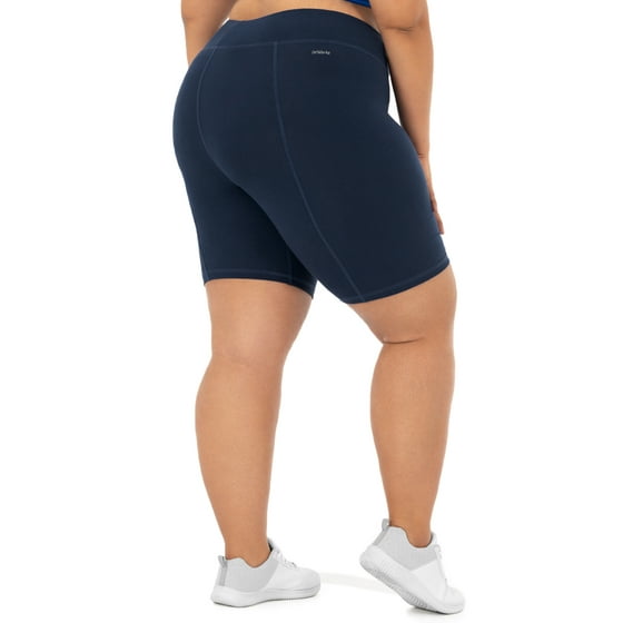 Athletic Works Women's Plus Size Active 2Pack Bike Shorts Bundle