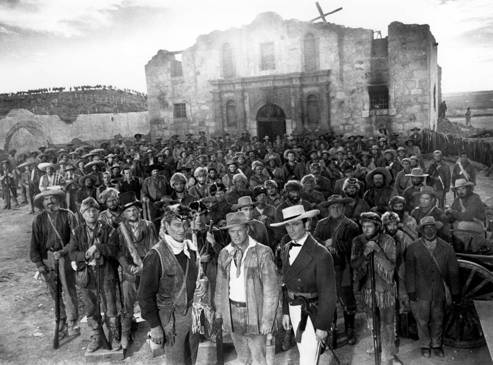JOHN WAYNE The Alamo  8x10 rare color shot#2 WIDMARK 