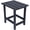 Black, variant on DELMANGO HDPE Outdoor Side Table All Weather Patio Side Table Waterproof Small Outdoor End Table for Garden, Lawn, Pool, Balcony, Gray