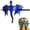 Blue, variant on Medieval Dragon Hair Stick, Gothic Dragon Wing Hairpin, Slide with Wood Stick for Women, Cosplay & Daily Wear