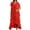 Watermelon Red, variant on Wdgfv Womens Tiered Midi Wedding Guest, Mother of The Bride Dress with Bead Embellishment