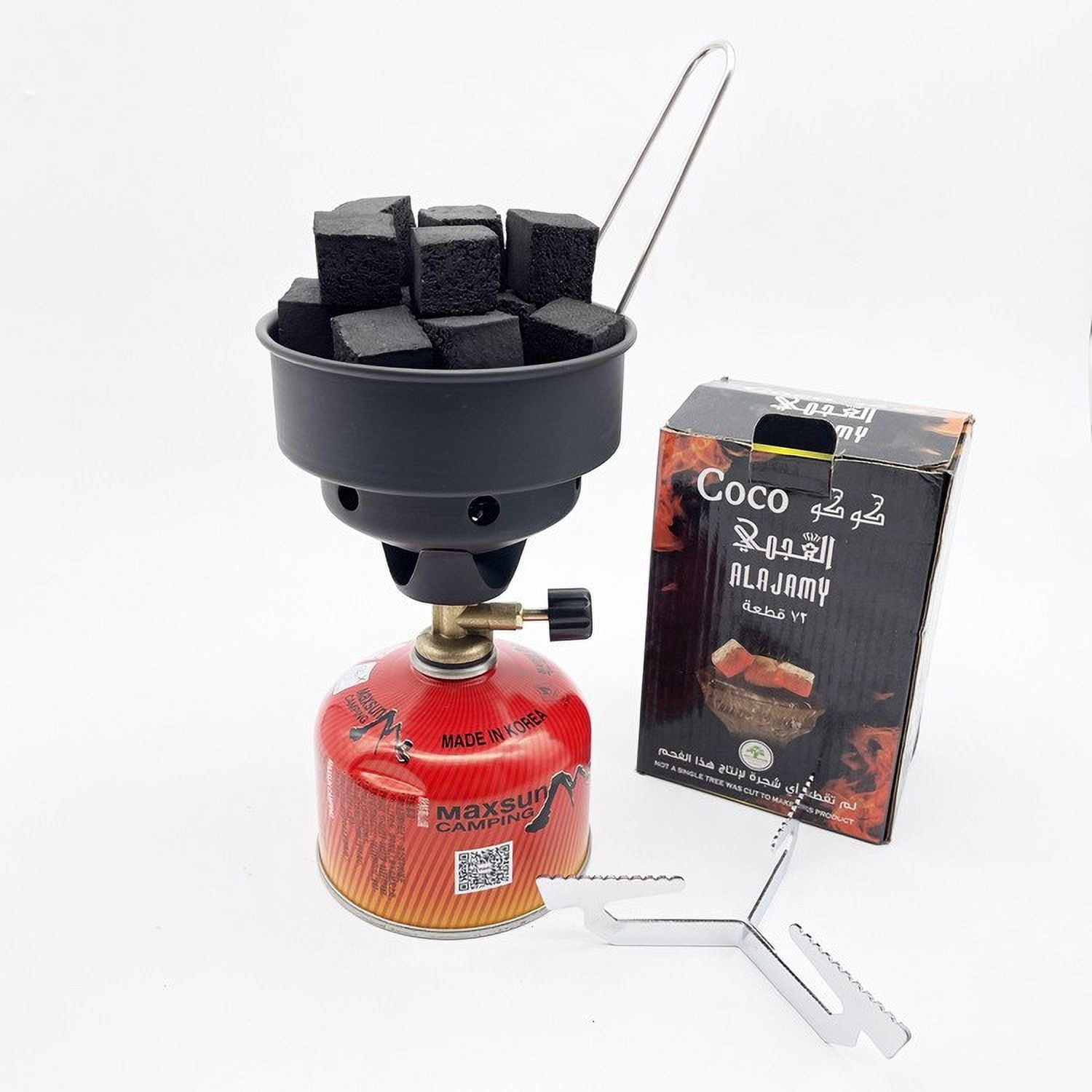 Outdoor Camping Gas Stove Carbon Furnace for Picnics and Events