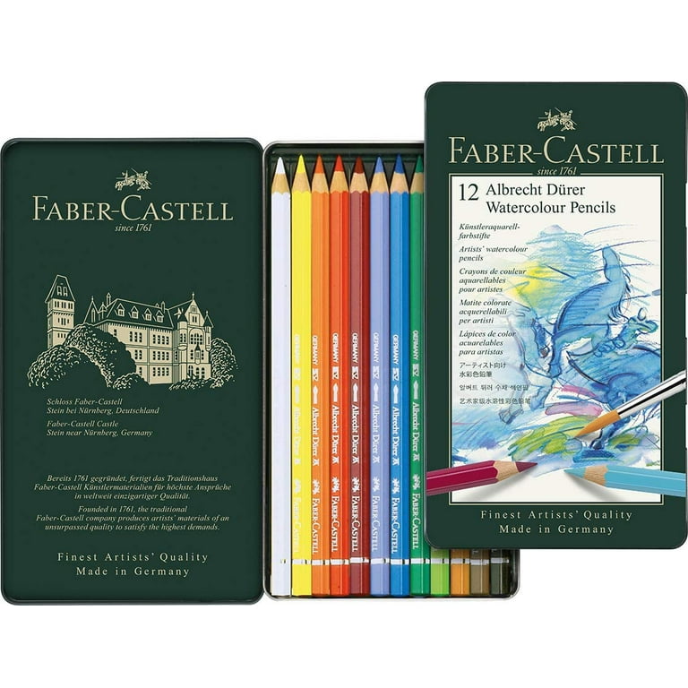Faber-Castell Albrecht Durer Artist Watercolor Pencils, Set of 12